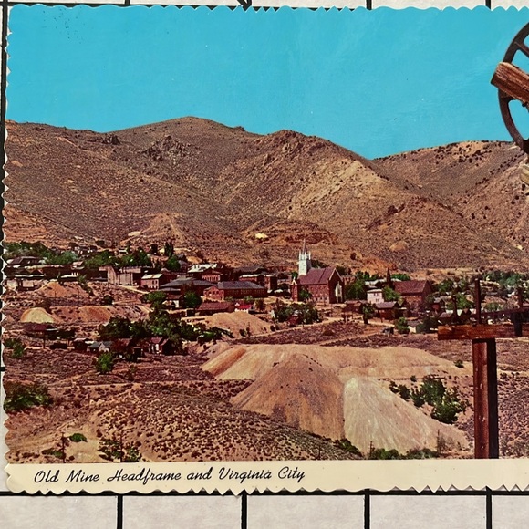 Vintage postcards ca1960/1970 Reno, Lake Tahoe, Virginia City/Old Mine Headframe - Picture 7 of 12